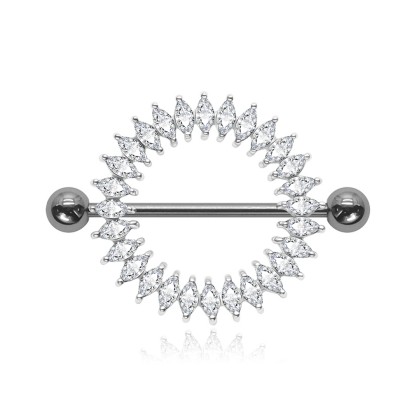 Beautiful Nipple Piercing PN-500-CR